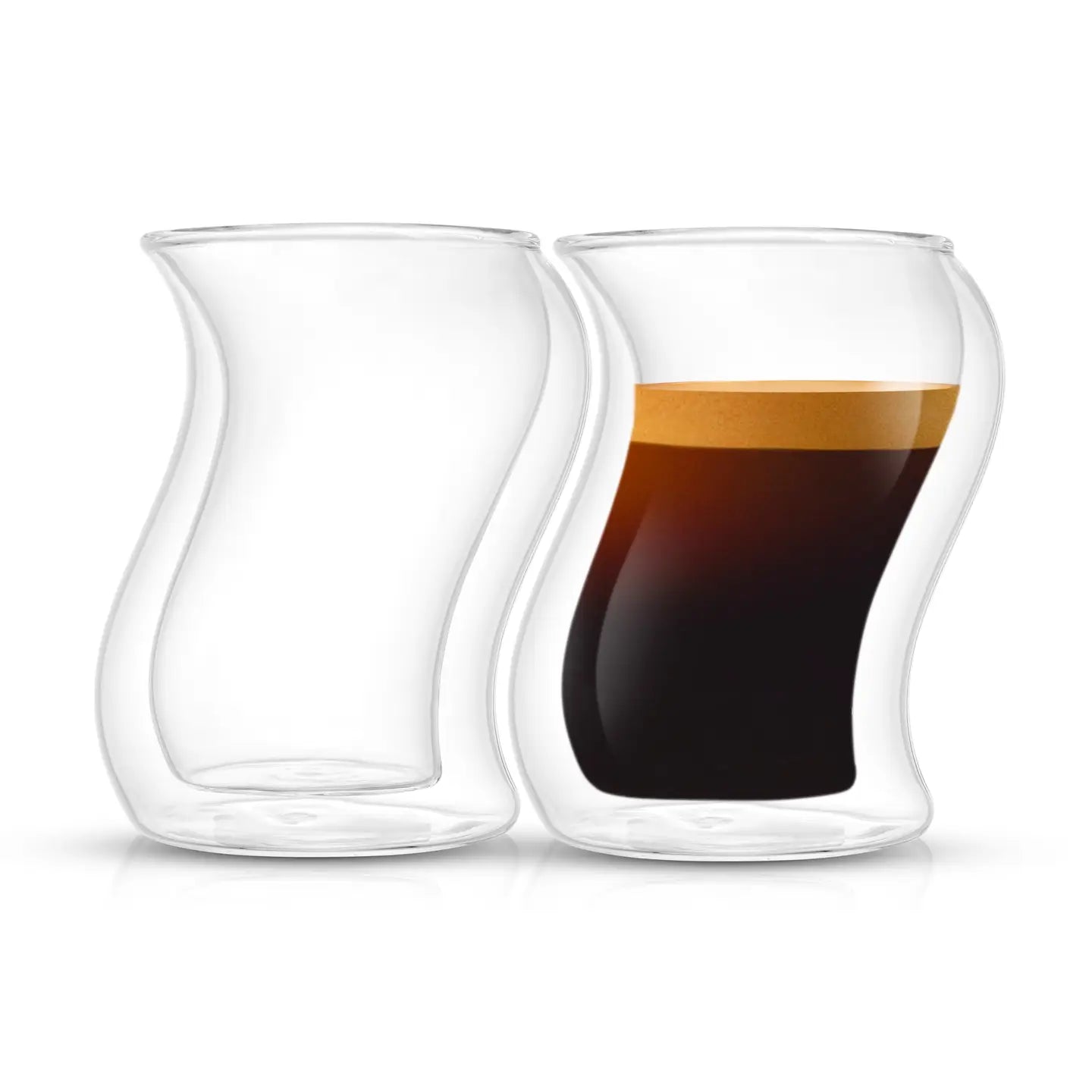 Pivot Double Wall Espresso Glasses, Set of 2