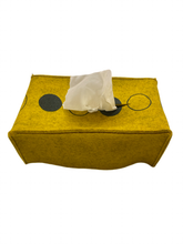 Load image into Gallery viewer, Long Wool Tissue Box - Yellow
