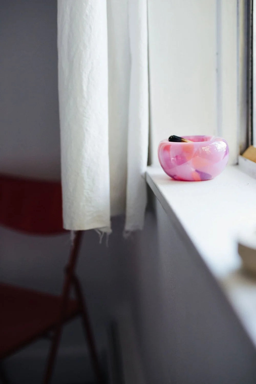 Pink Moon Glass Nest Bowl