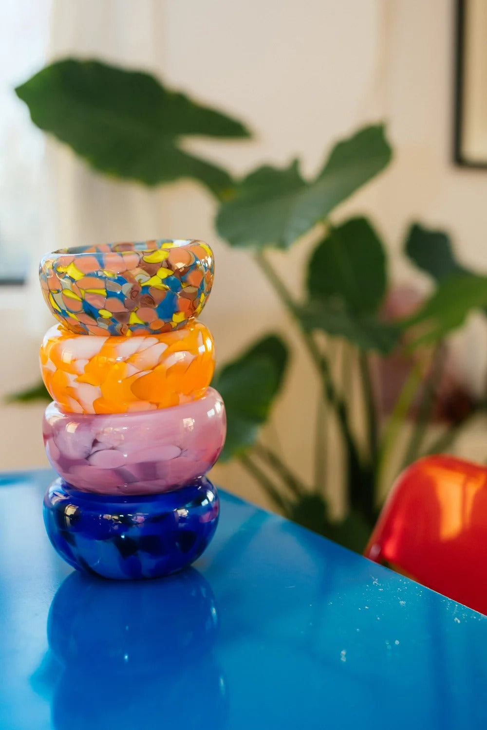 Catch a Wave Glass Nest Bowl