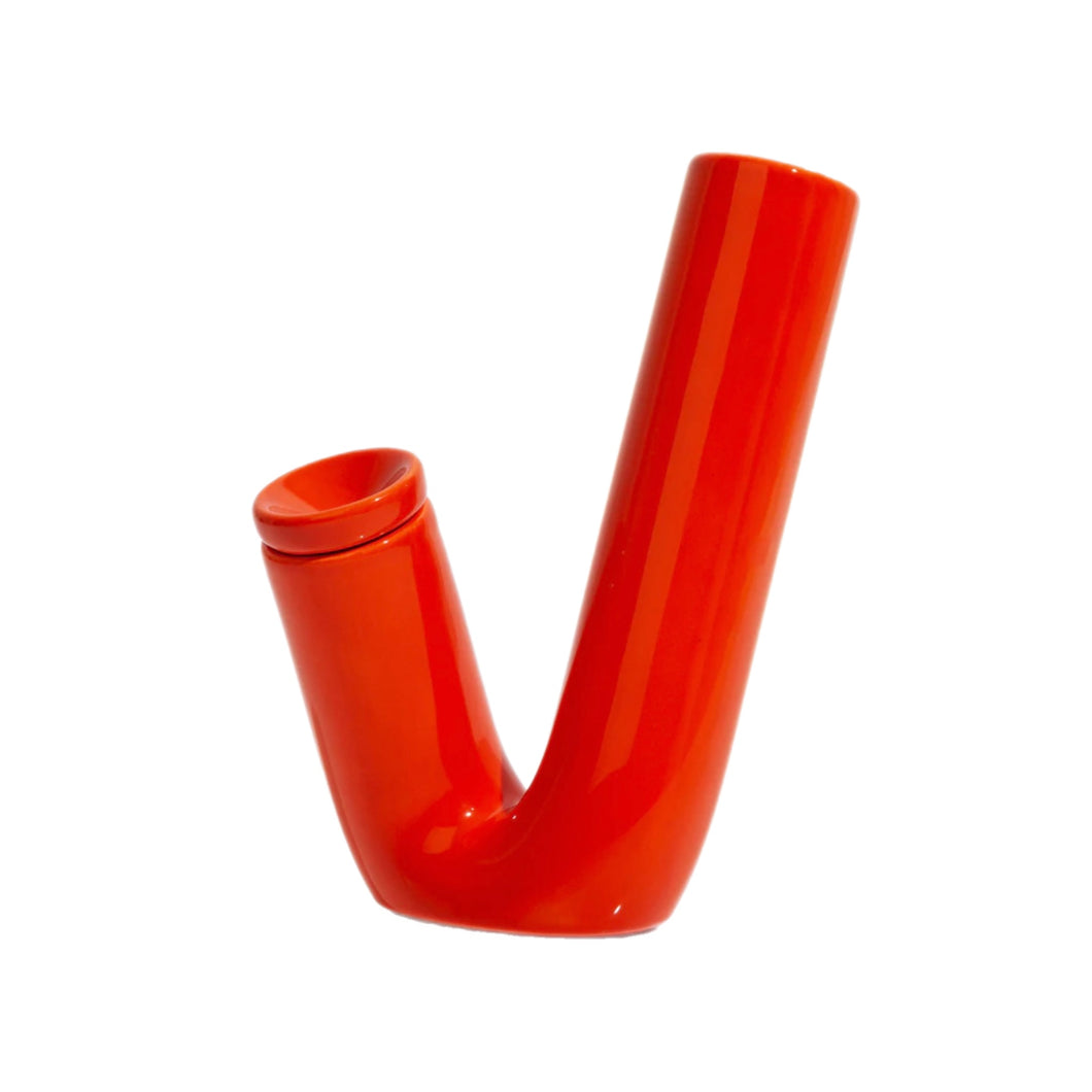 VS001 Orange Ceramic Bong