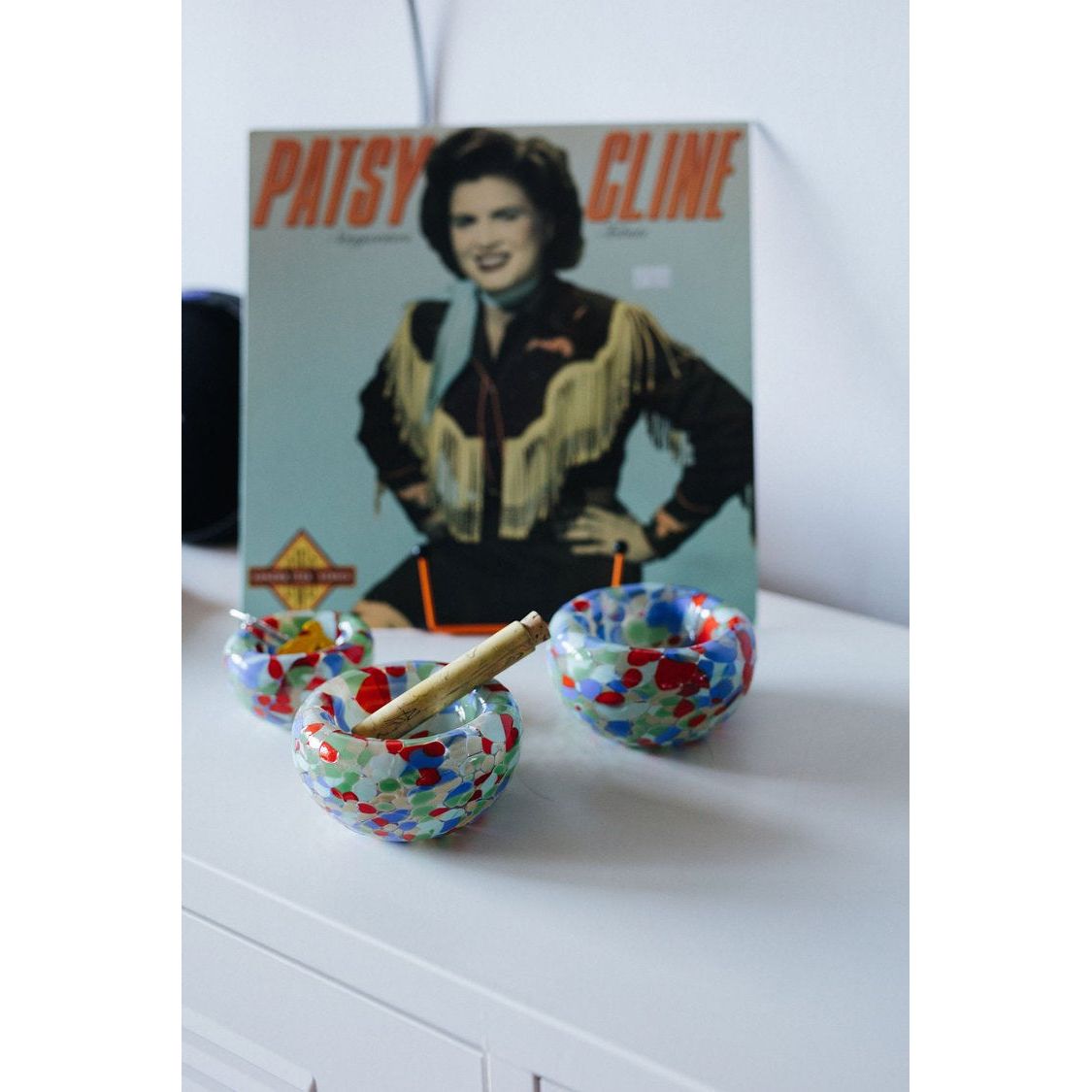 Multicolor Glass Nest Bowl