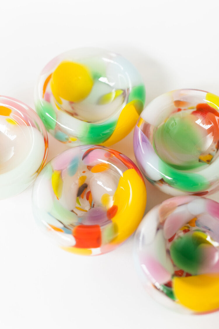 Multicolor Glass Nest Bowl