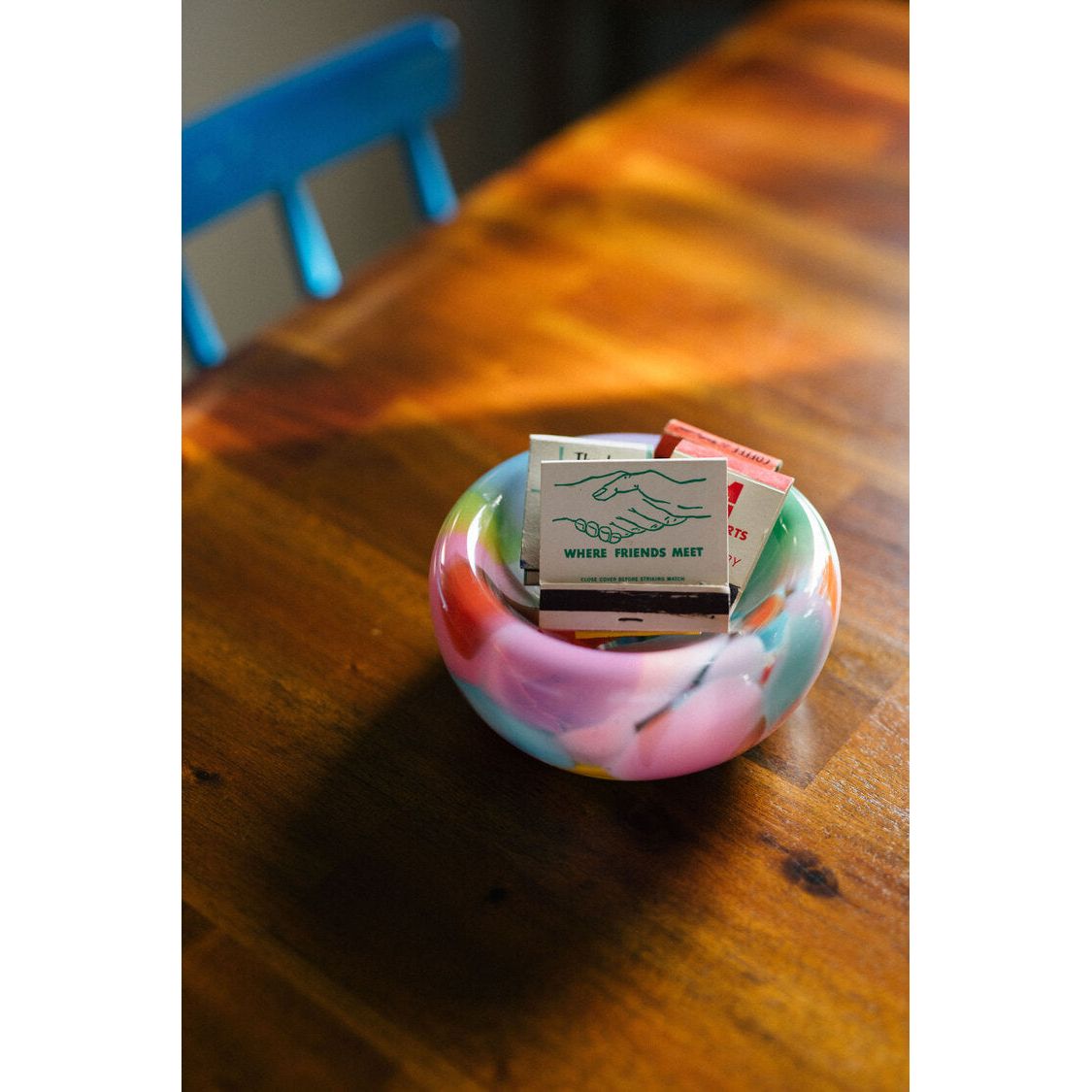 Multicolor Glass Nest Bowl