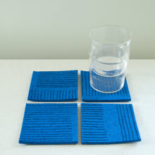 Load image into Gallery viewer, Wool Coaster - Blau Duo On Lake
