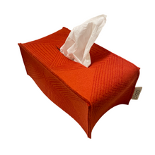 Load image into Gallery viewer, Long Wool Tissue Box - Red
