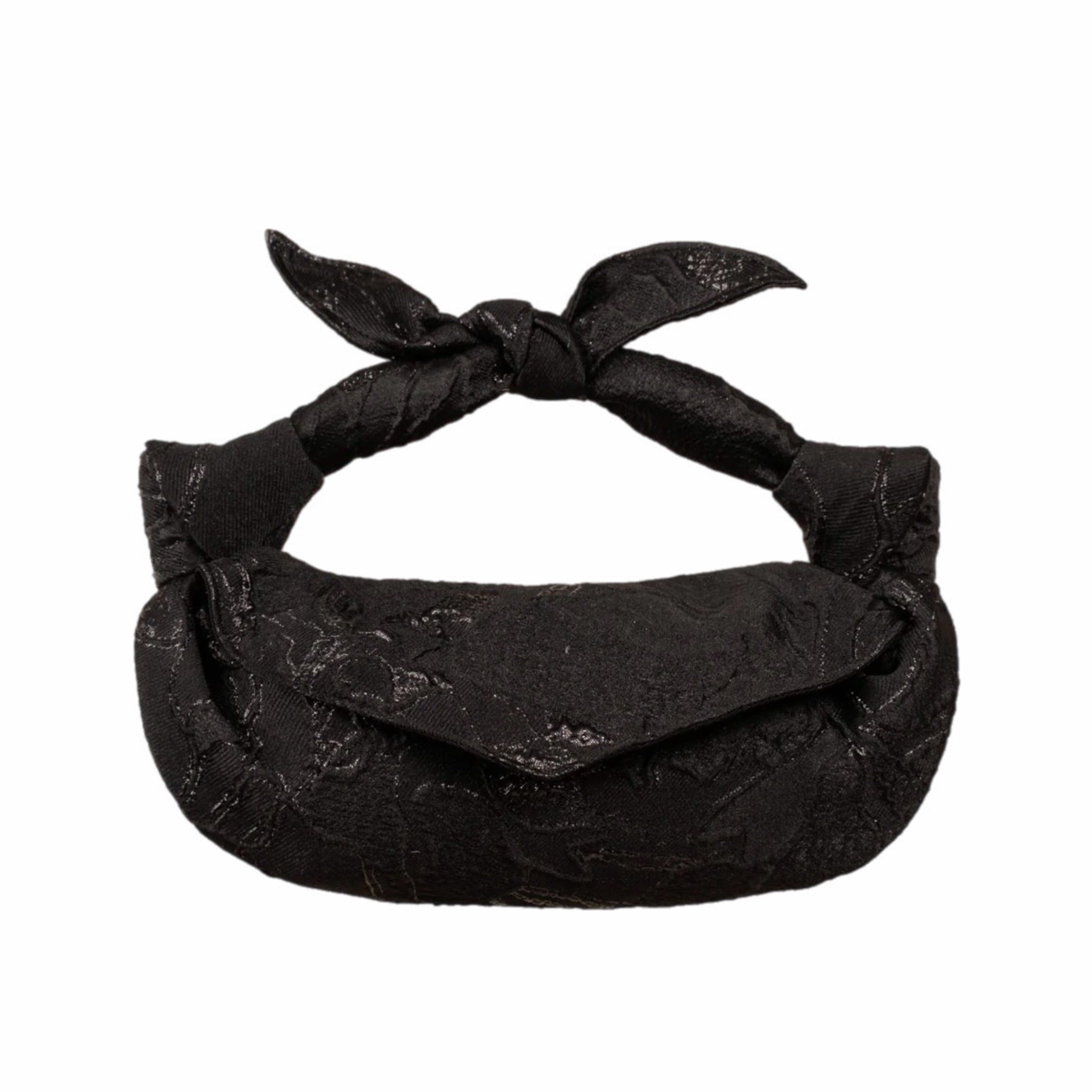 Nodo Micro Clutch in Black Brocade