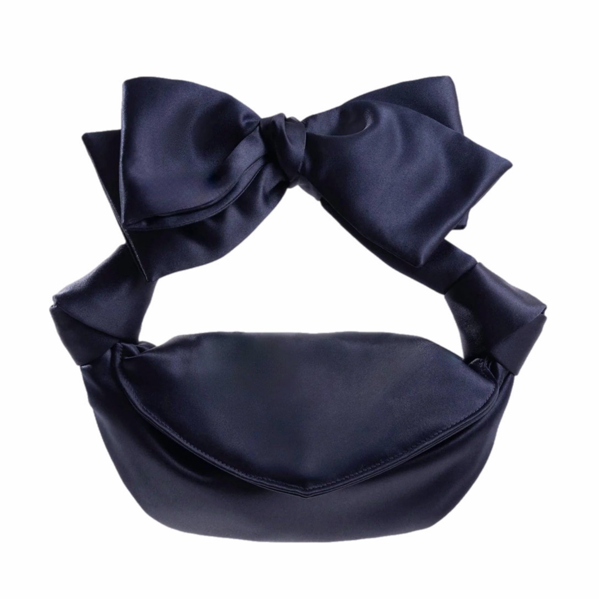 Nodo Micro Clutch with Bow in Navy