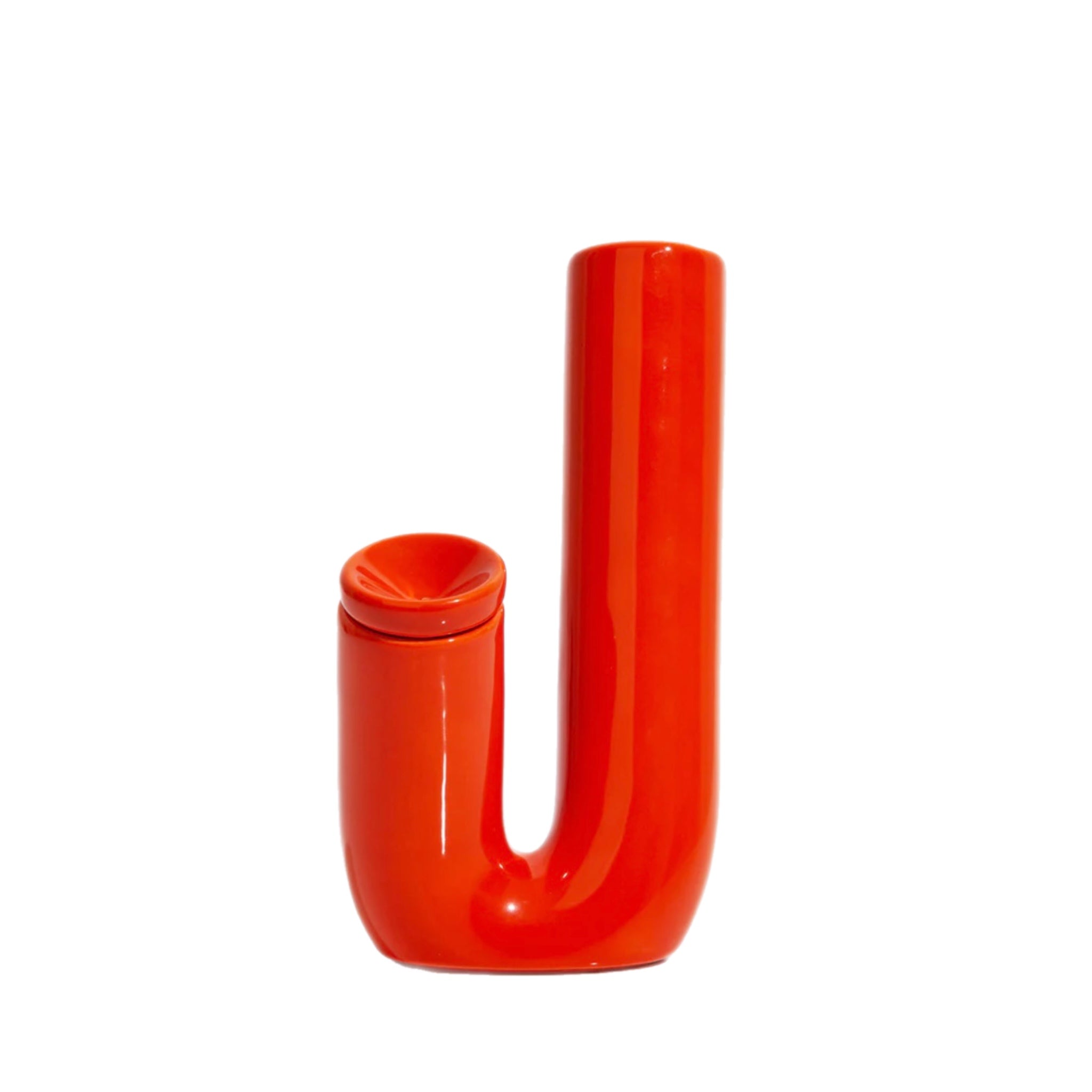 VS001 Orange Ceramic Bong