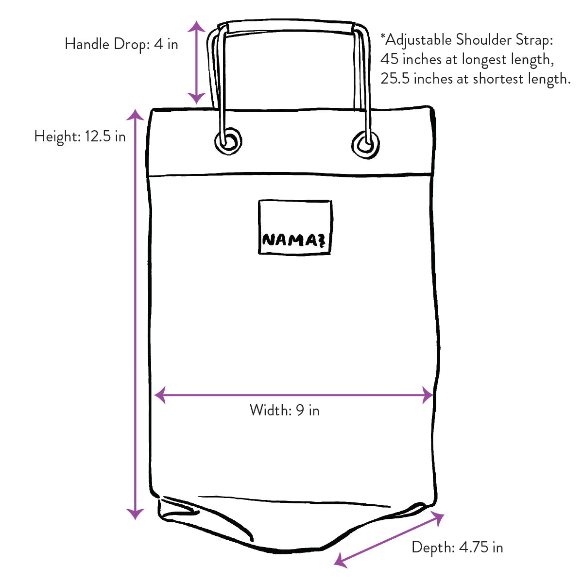 The Goa Mini Market Recycled Nylon Tote Bag