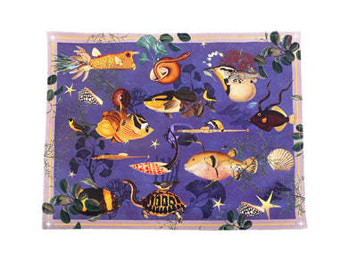 Purple Fishes Placemat