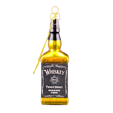 Whiskey Bottle Holiday Ornament