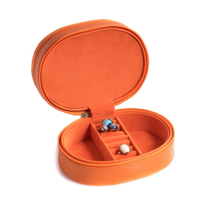Leather Lizard Jewelry Box - Small