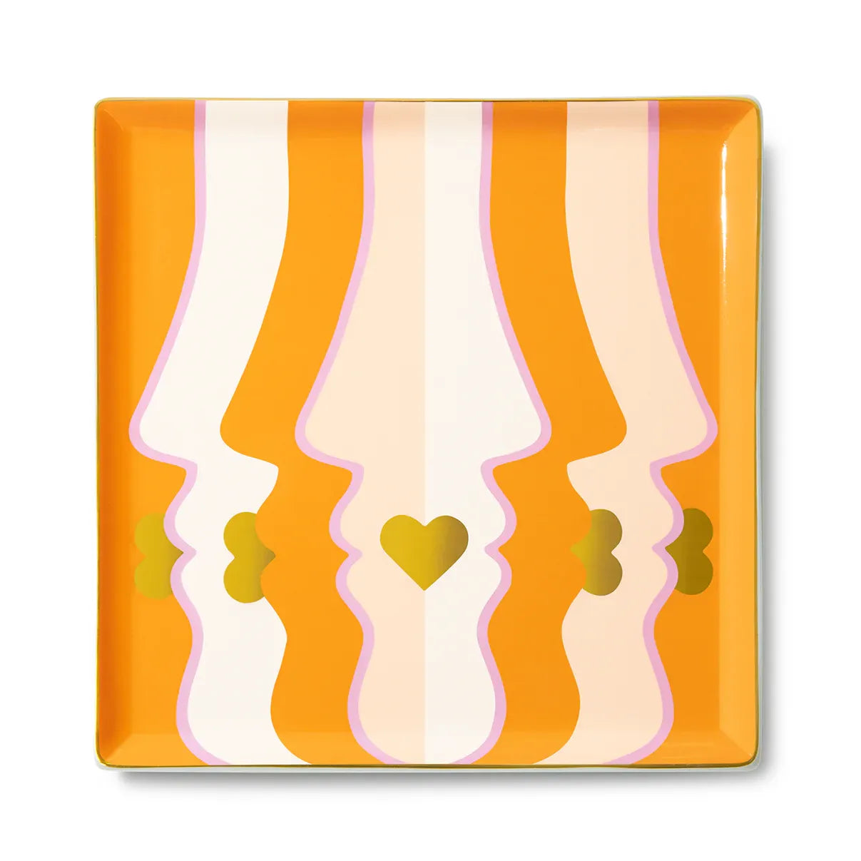 Beso Ceramic Tray - Orange