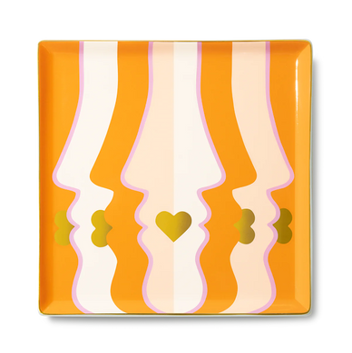 Beso Ceramic Tray - Orange