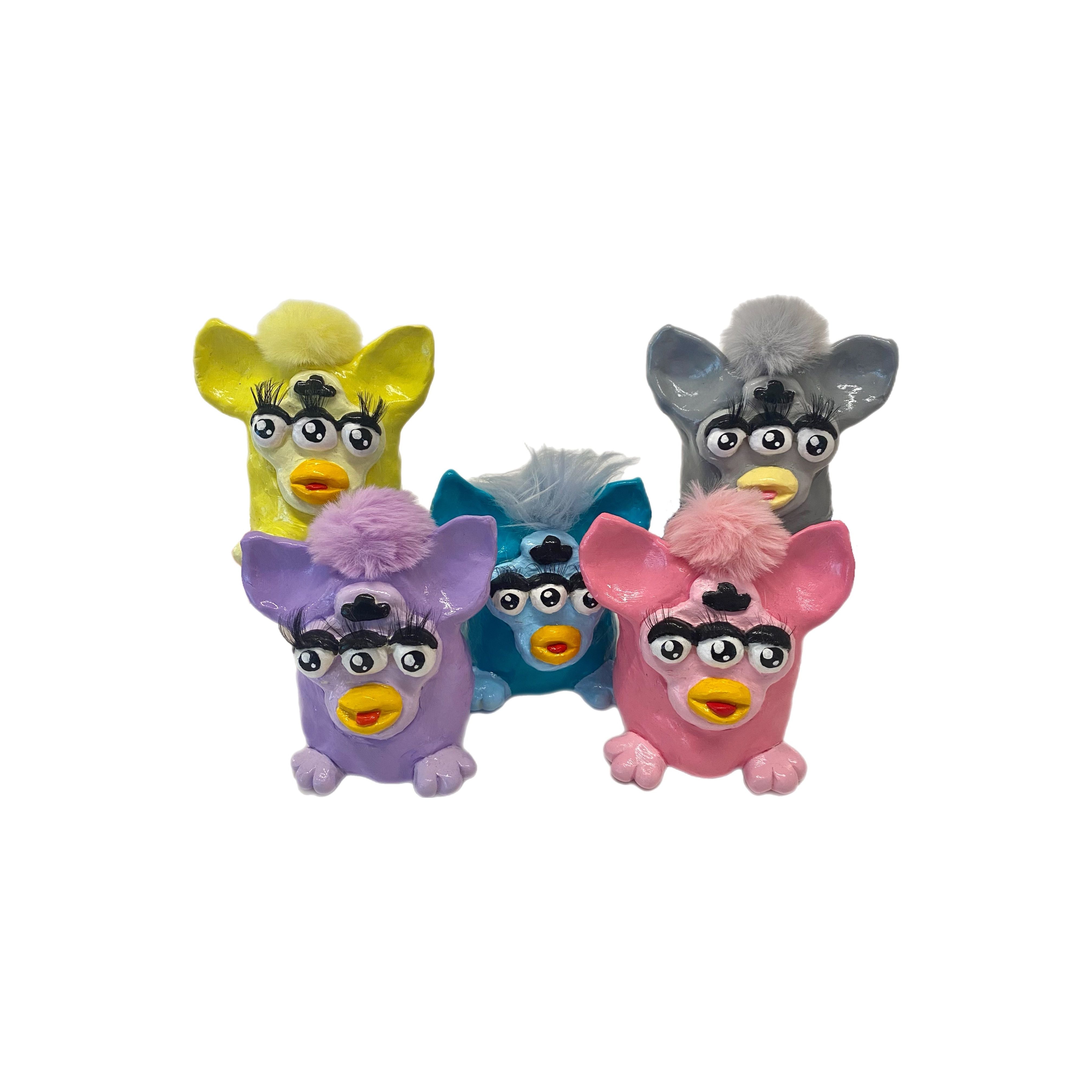 Baby Furby Sculpture