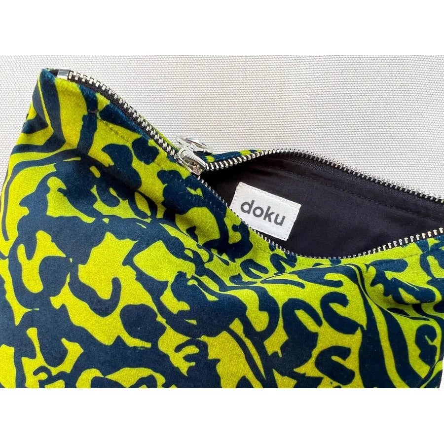 Zipper Pouch Bag - Pickle Forest - Velvet