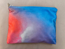 Load image into Gallery viewer, Zipper Pouch Bag - Pinclouds - Velvet
