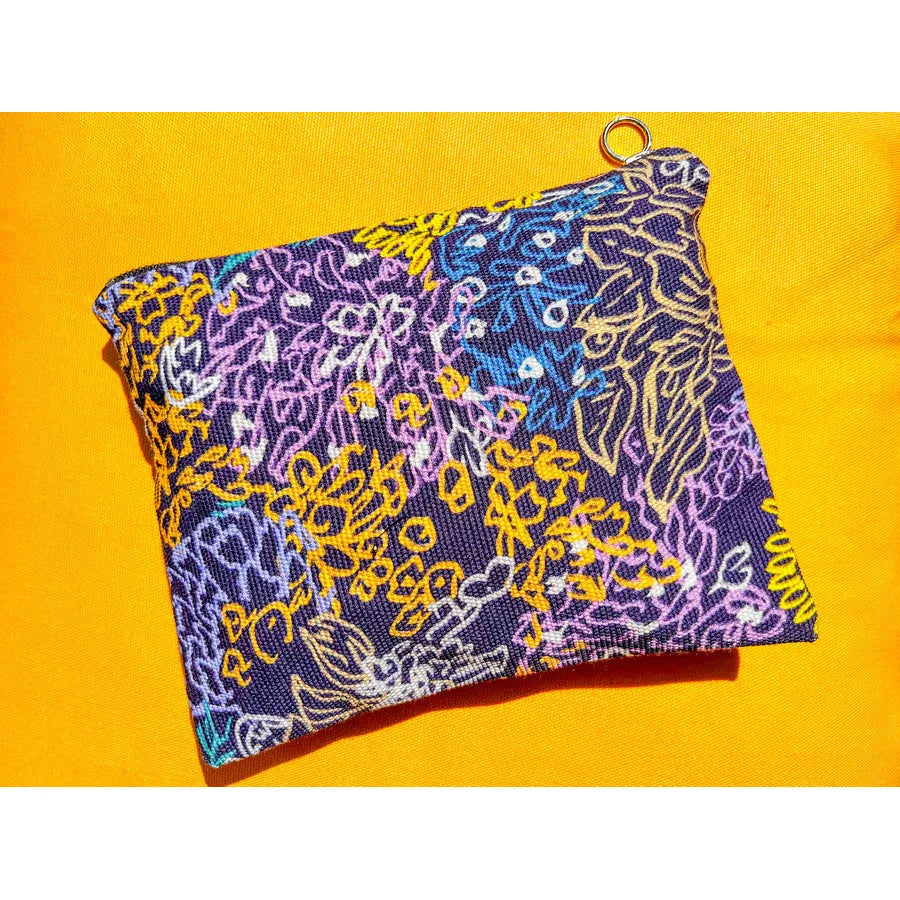 Zipper Pouch Bag - Blue Dream - Canvas