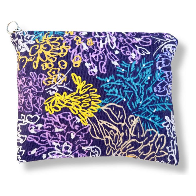 Zipper Pouch Bag - Blue Dream - Canvas