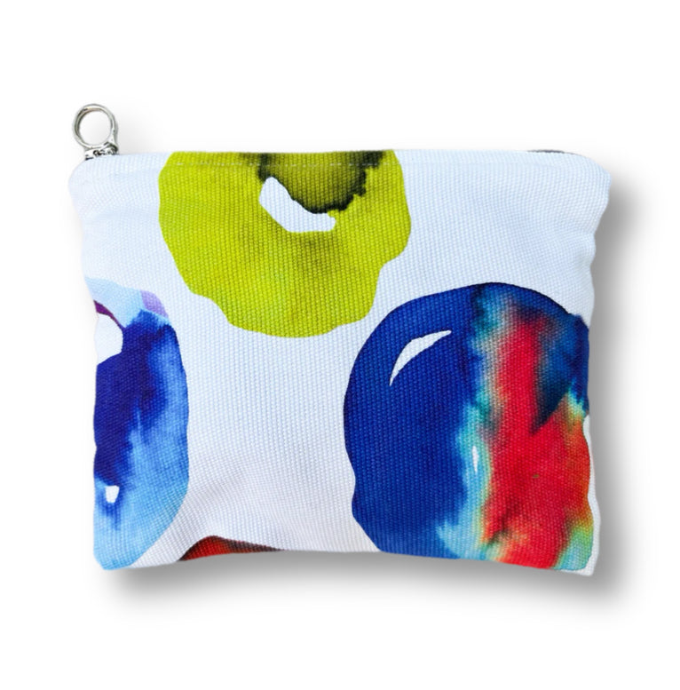 Zipper Pouch Bag - Marbles - Canvas