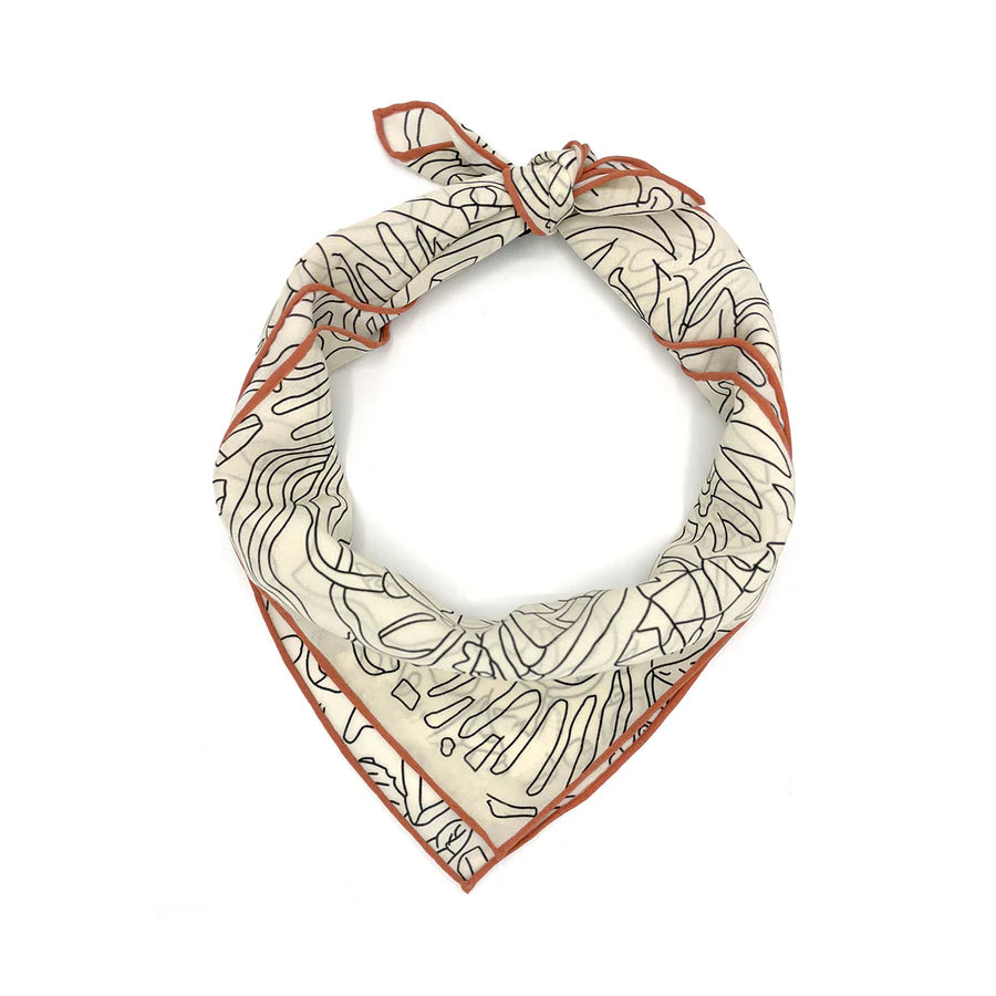 Vanilla Town Silk Scarf