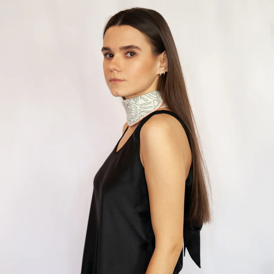 Vanilla Town Silk Scarf