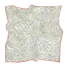 Load image into Gallery viewer, Vanilla Town Silk Scarf
