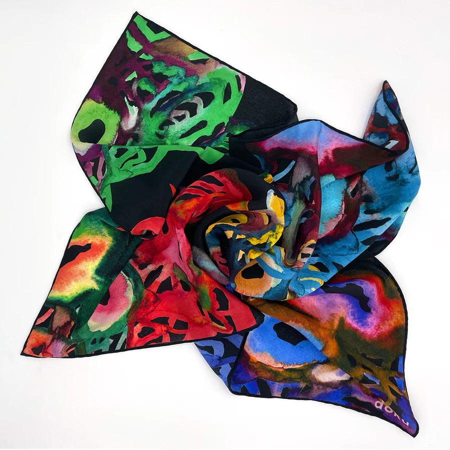 Night Fall Silk Scarf