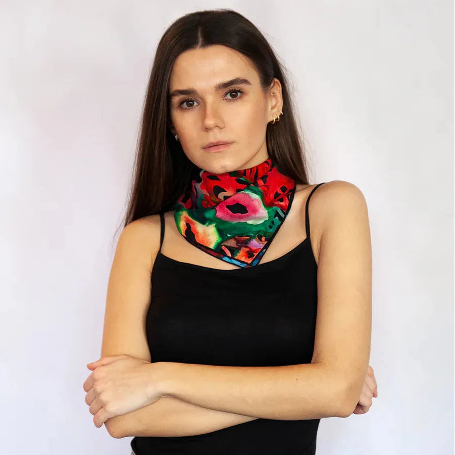 Night Fall Silk Scarf