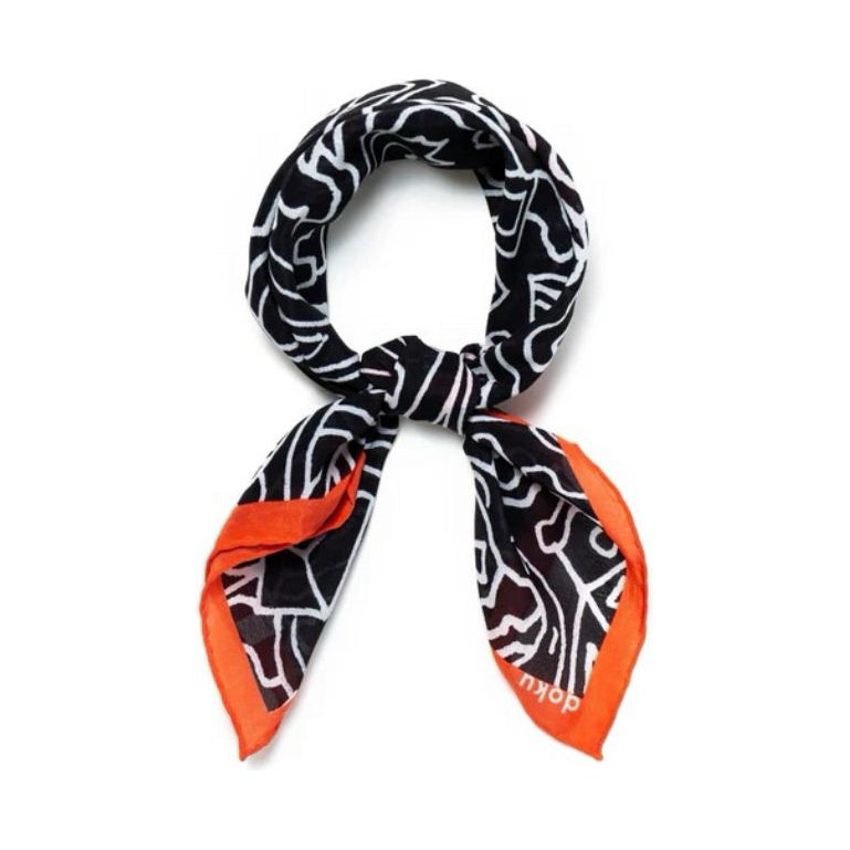 Mazed Silk Scarf