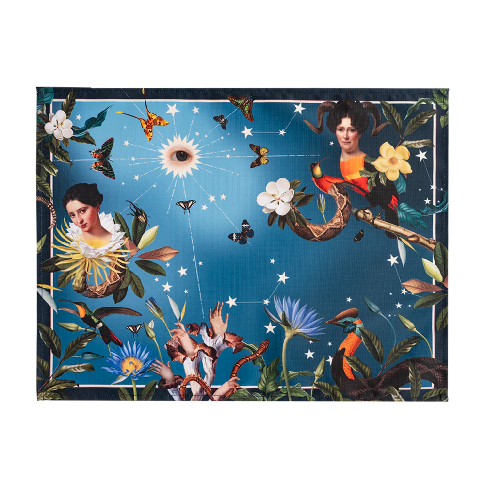 Blue Hongos Placemat