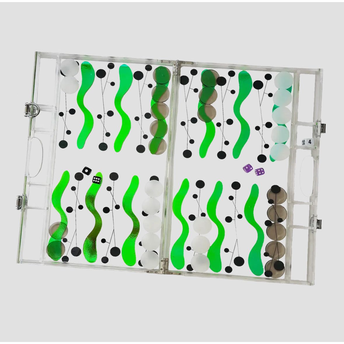 Abstract Backgammon Set