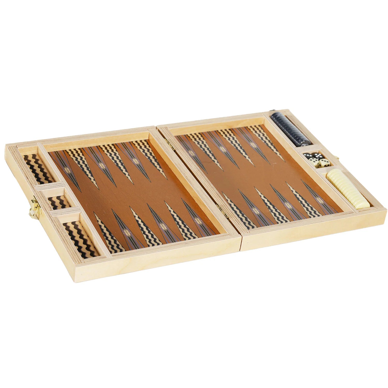 Blake Lilac Travel Backgammon Set