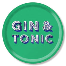 Load image into Gallery viewer, Gin &amp; Tonic Round Tray
