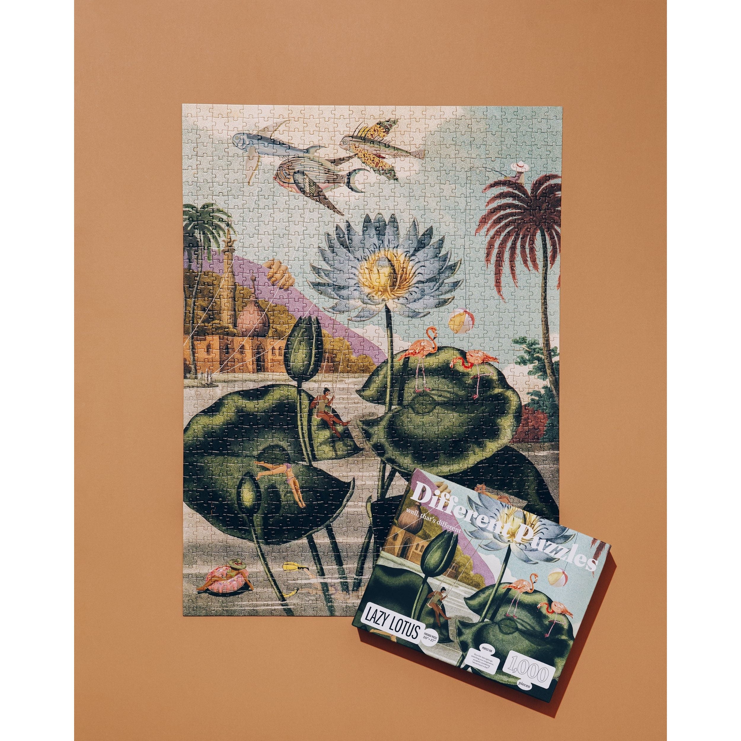 Lazy Lotus 1000 Piece Puzzle