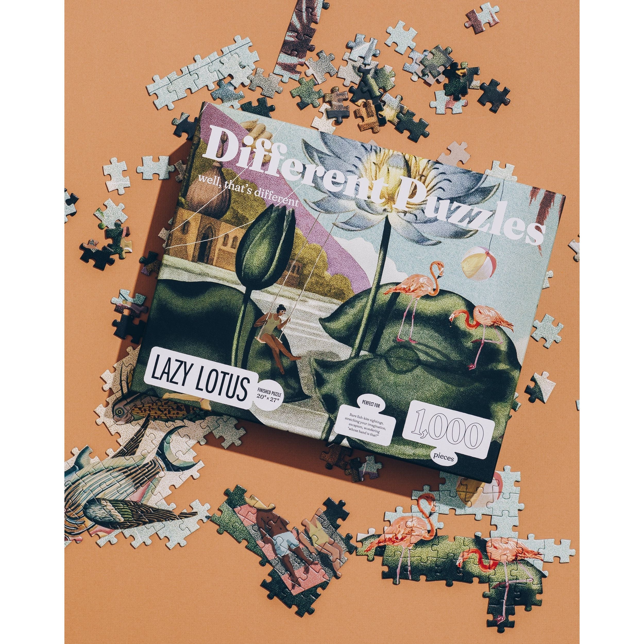 Lazy Lotus 1000 Piece Puzzle