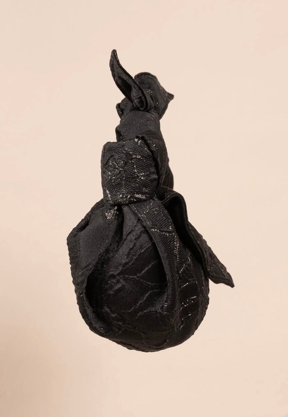 Nodo Micro Clutch in Black Brocade