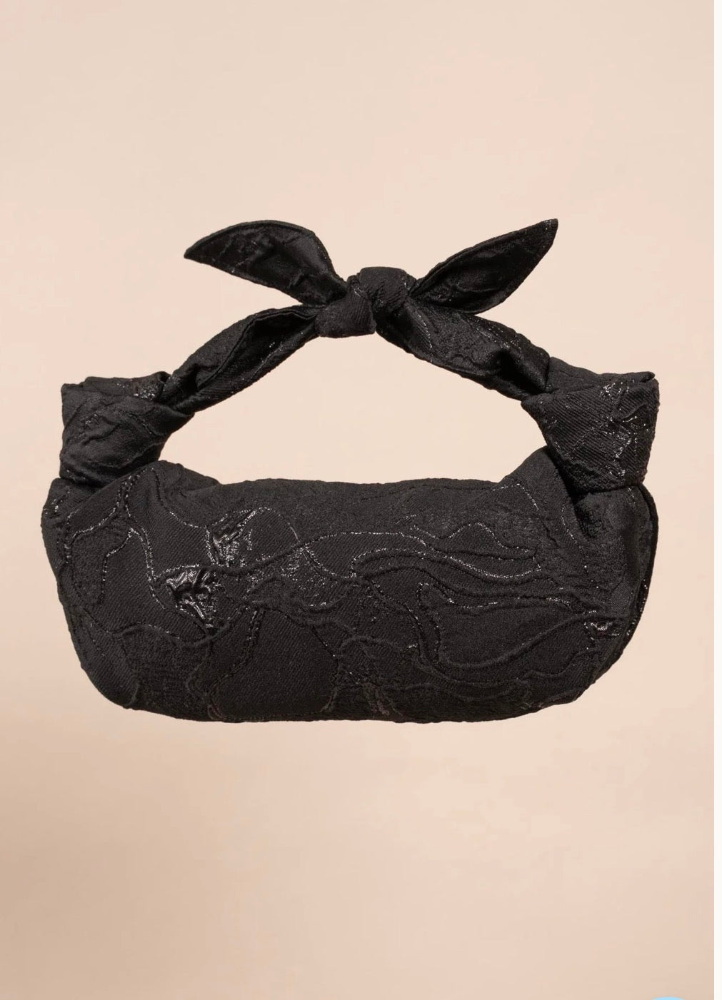 Nodo Micro Clutch in Black Brocade