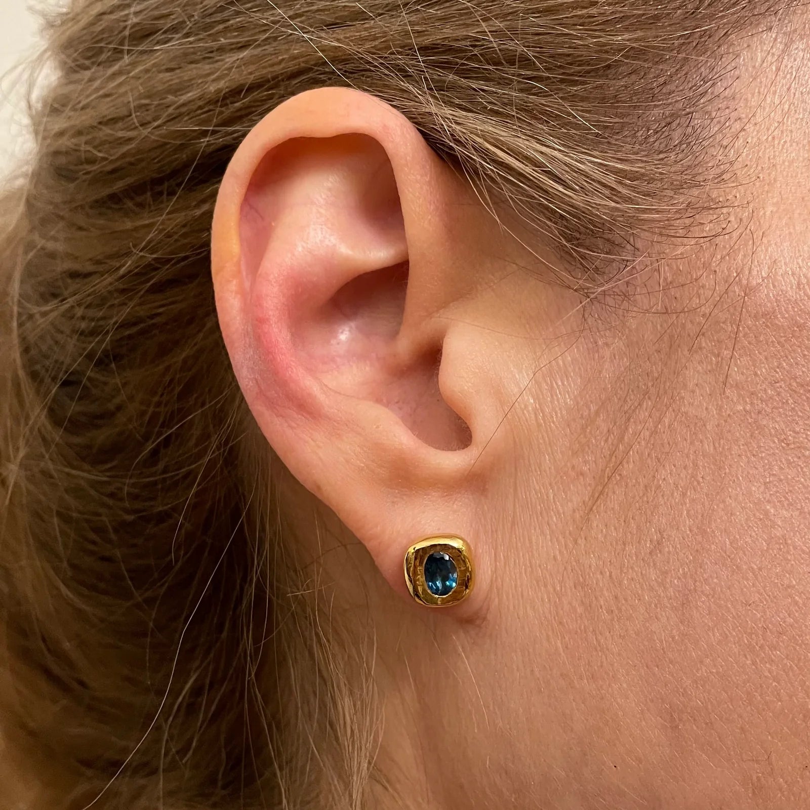 Gold Stella Stud Earrings