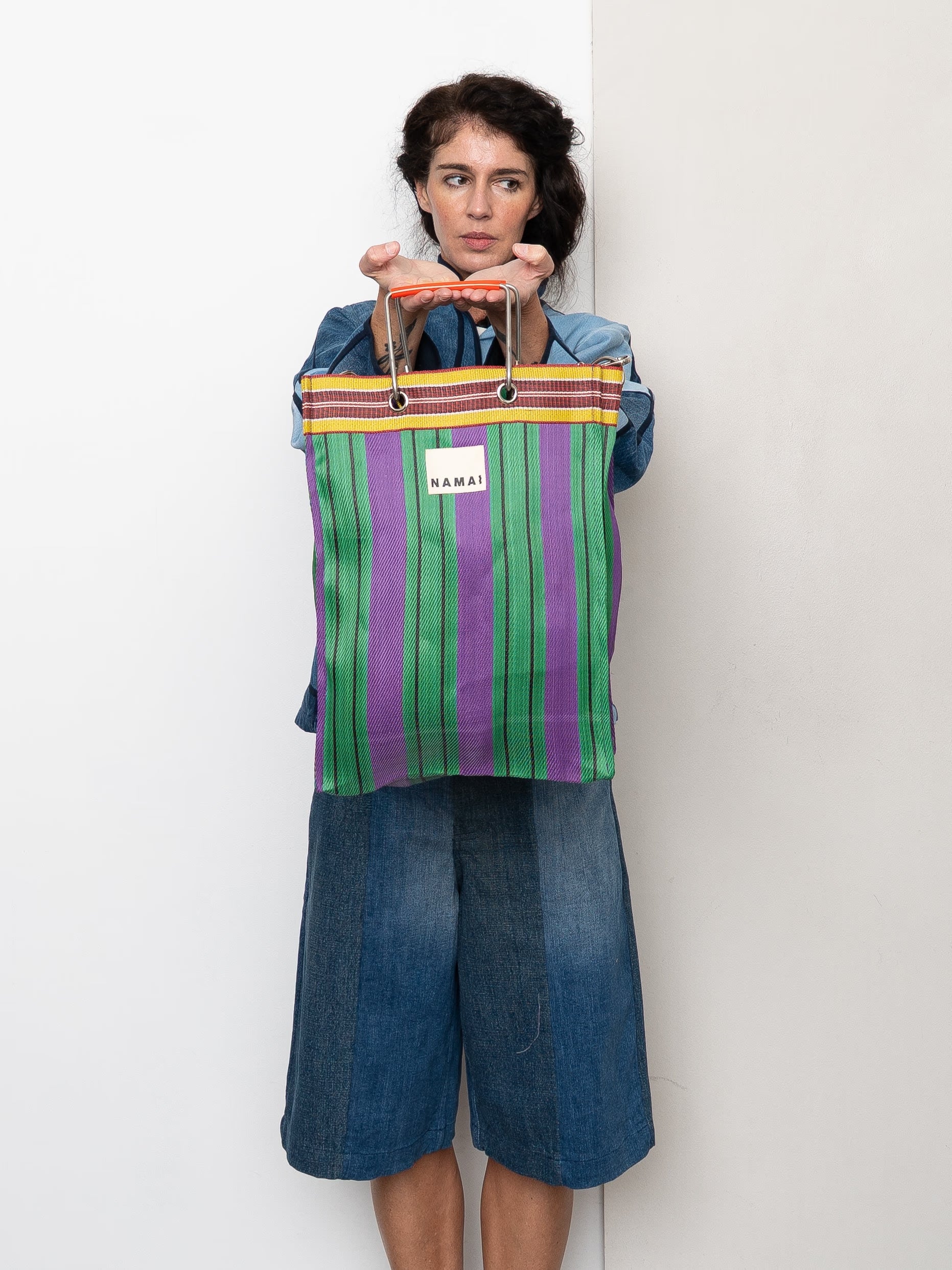 The Goa Market Recycled Nylon Tote Bag- Melon Pop