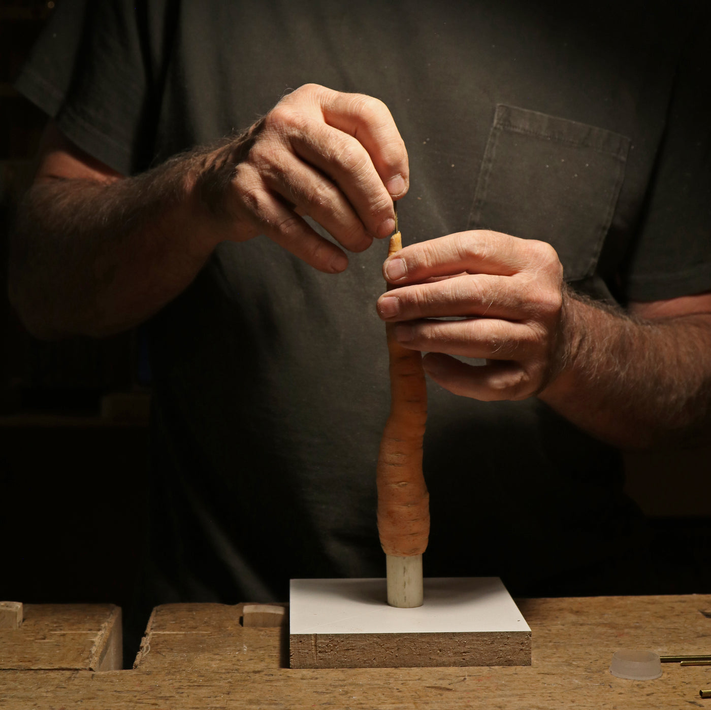 Carrot Beeswax Tapers