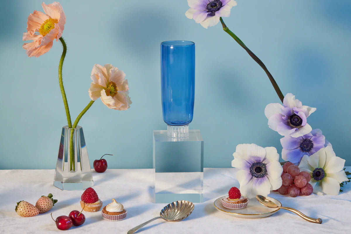 Romantic flute Glasses - Set of 4