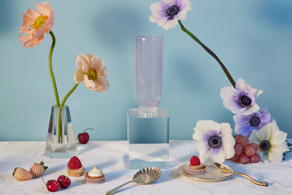 Romantic flute Glasses - Set of 4