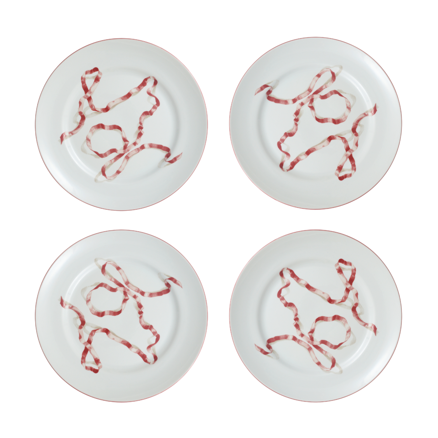 Ribbon Dinner Plates