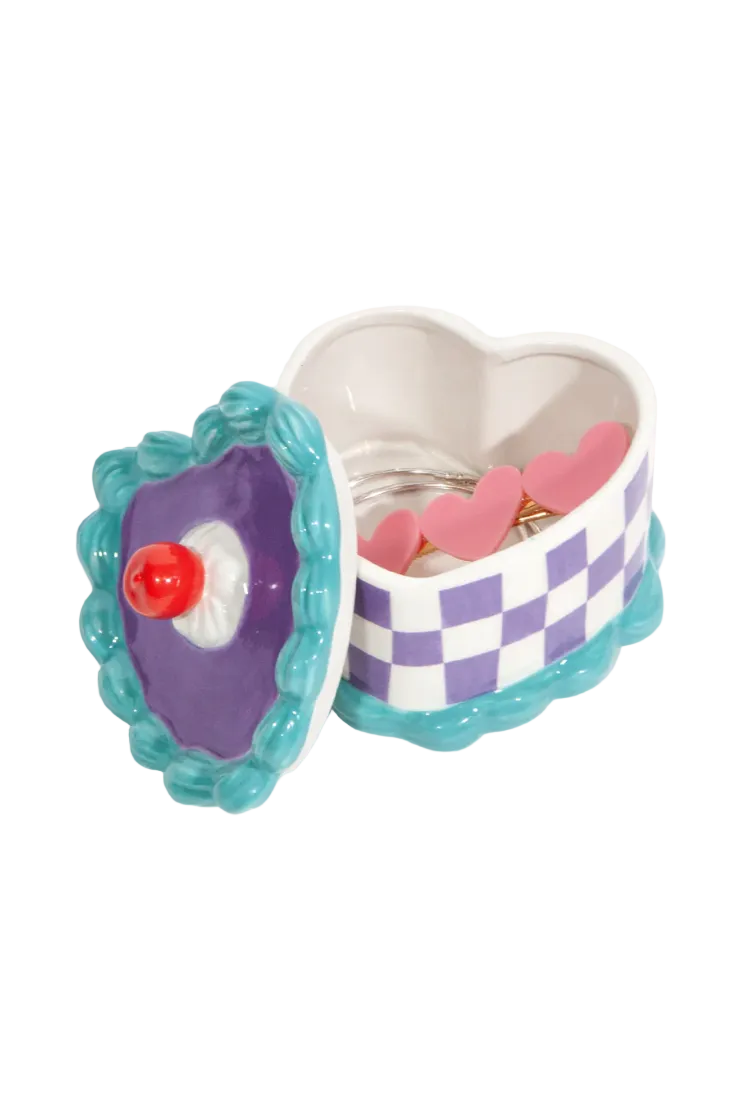 Sweetie Storage Box Heart Cake