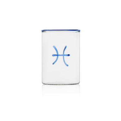 Astrology Lowball Glass - Pisces