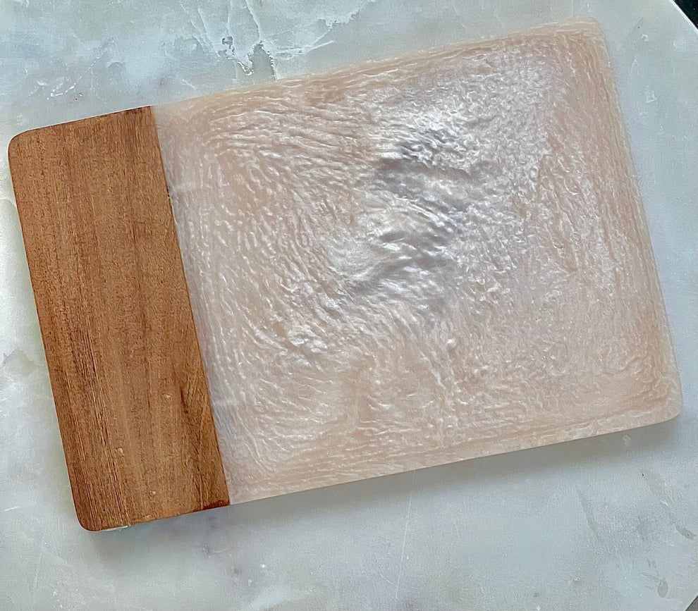 Resin and Wood Cheese Board