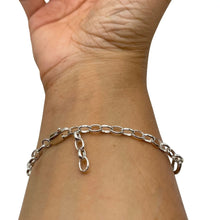 Load image into Gallery viewer, Blake Adjustable Silver Bracelet - London Blue Topaz
