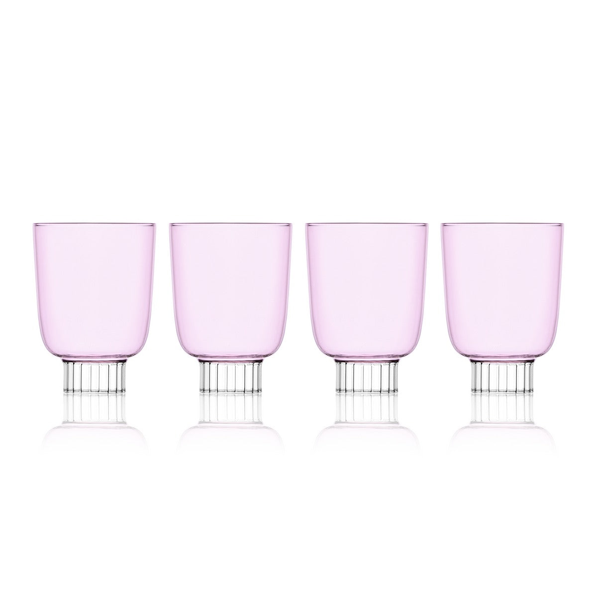 Romantic Stemless Wine Glasses - Set of four  q